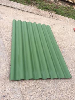 Шифер зелёный восьмиволновой 1750×1130×5,2мм